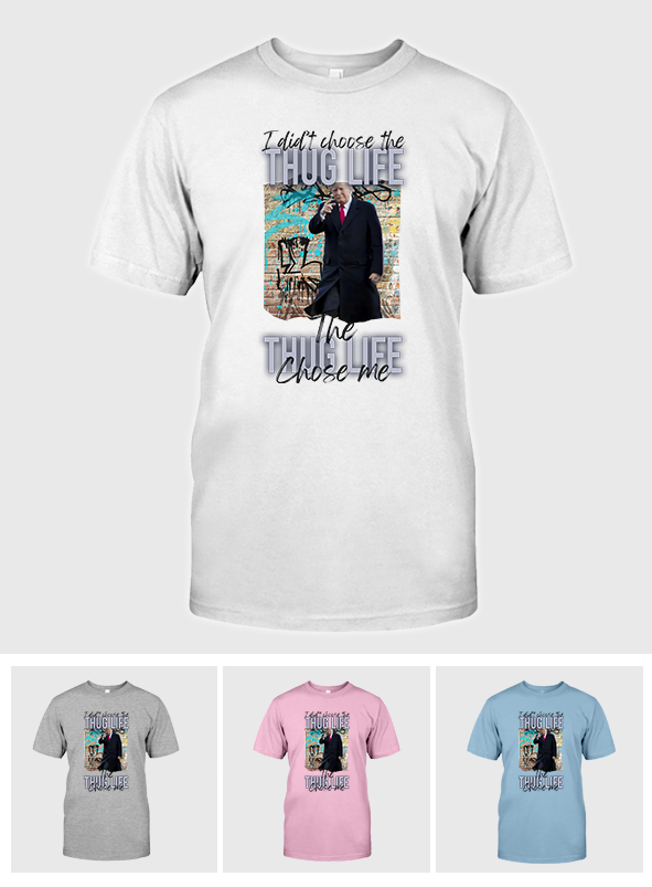 T-shirt « Thug Life Chose Me Trump », T-shirt « Im Voting For The FeI0n », T-shirt Donald Trump, T-shirt Trump 2024