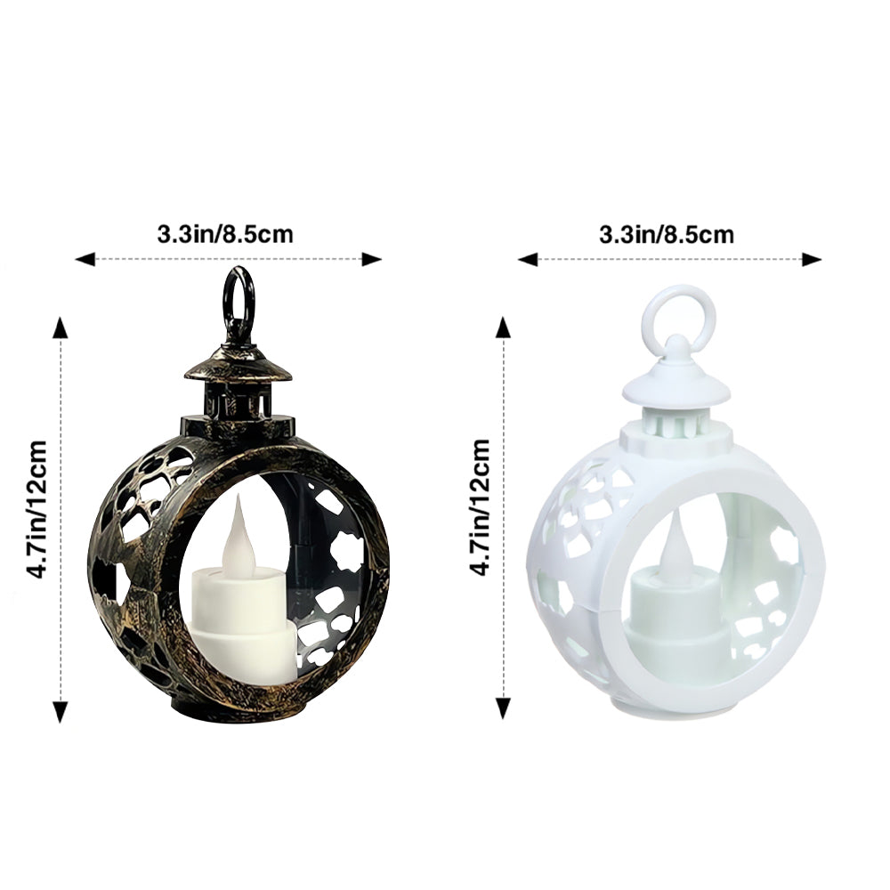 Vitrail personnalisé pour animaux de compagnie - Lanterne ronde personnalisée pour chien avec lumière