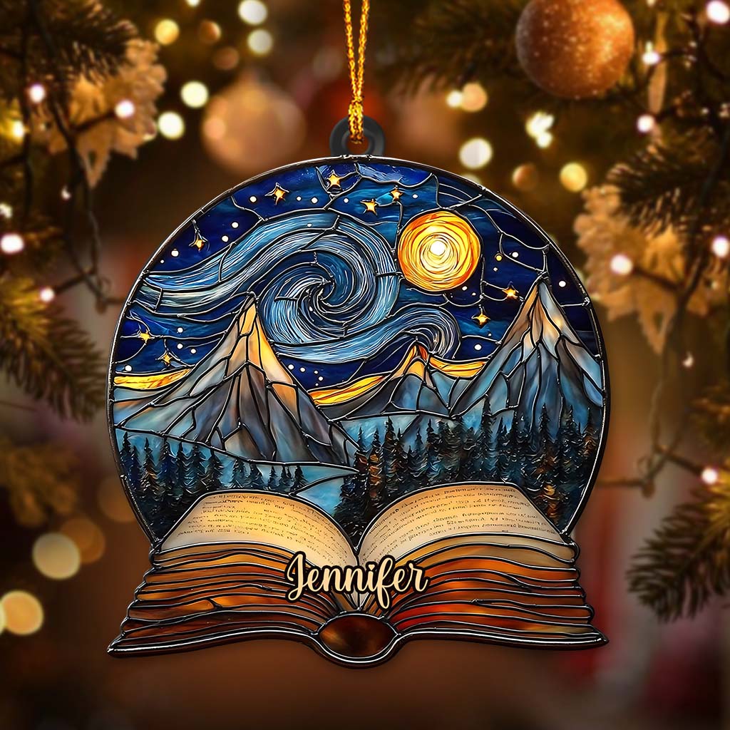 Night Court Reading - Personalized Book Ornament
