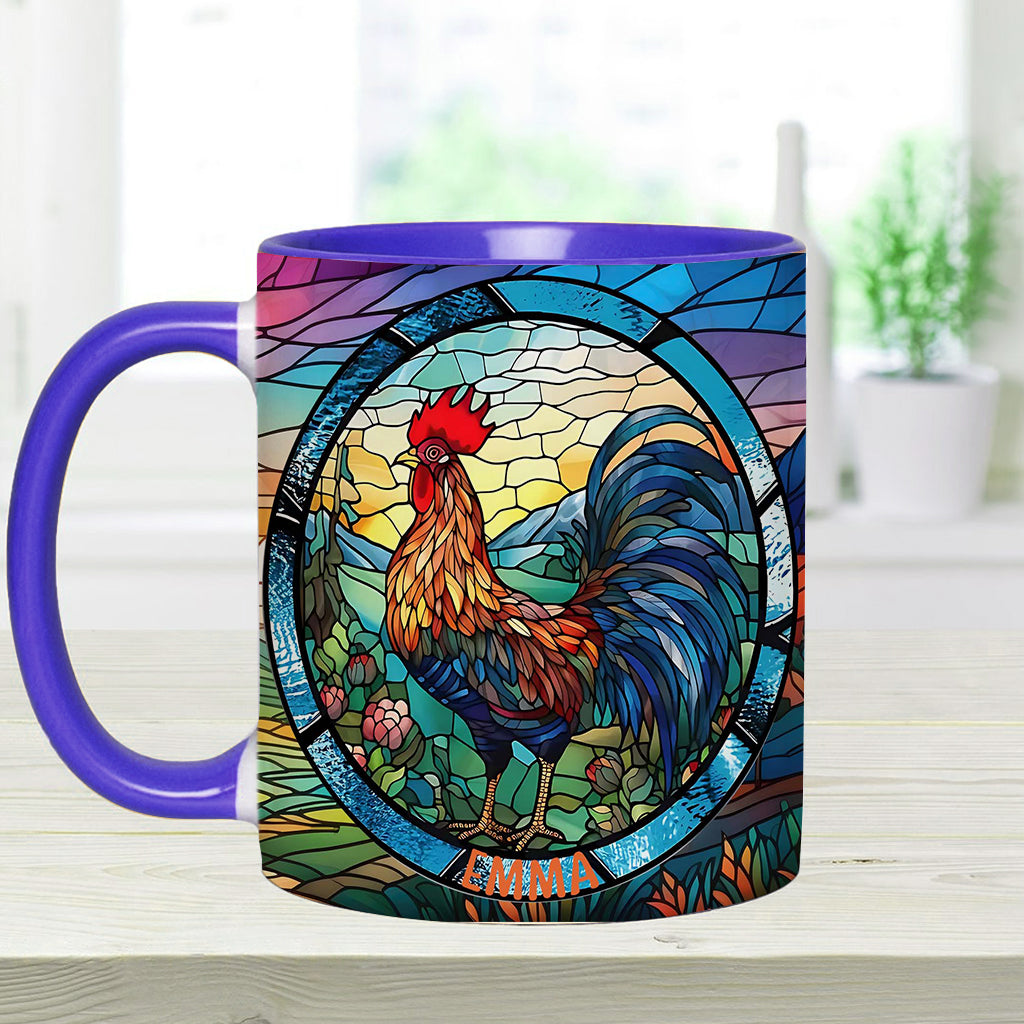Liebe Hühnchen - Personalisierte Tasse mit Hühnermotiv