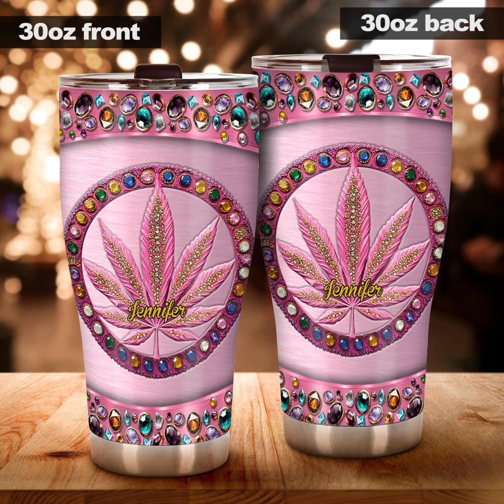 Stoner Chick - Personalized Weed Tumbler