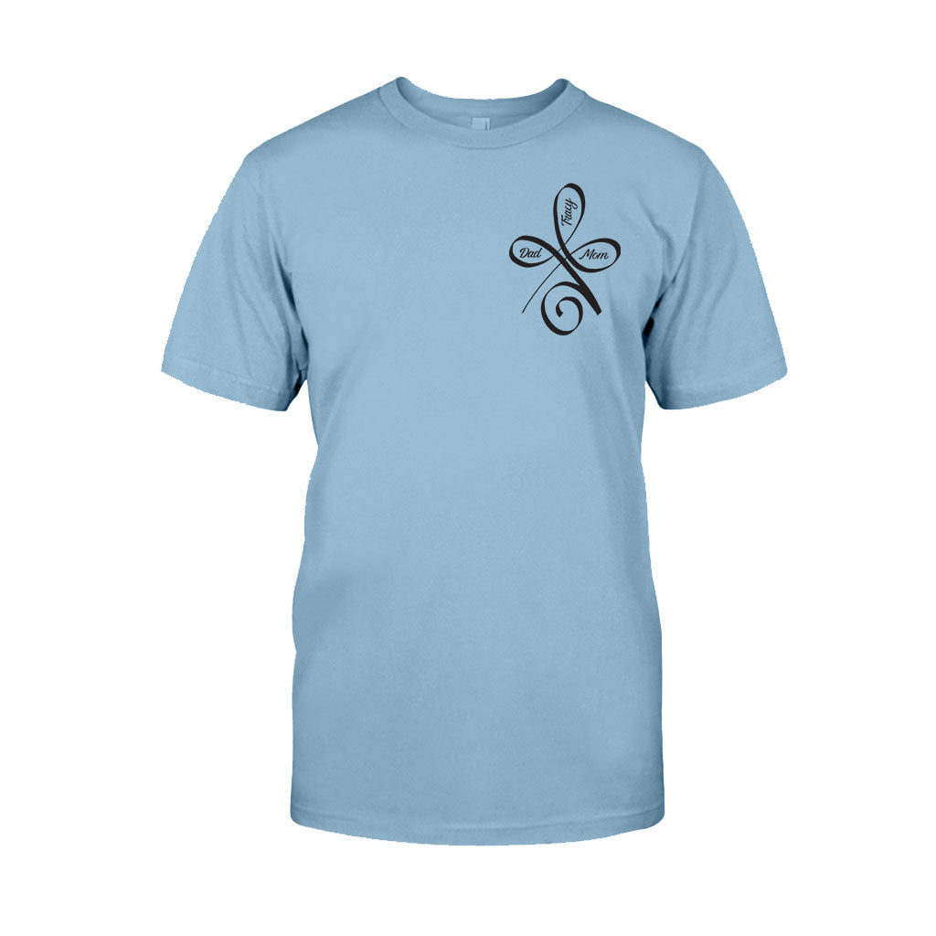 Bedingungslose Liebe – Personalisiertes Familien-T-Shirt und Hoodie