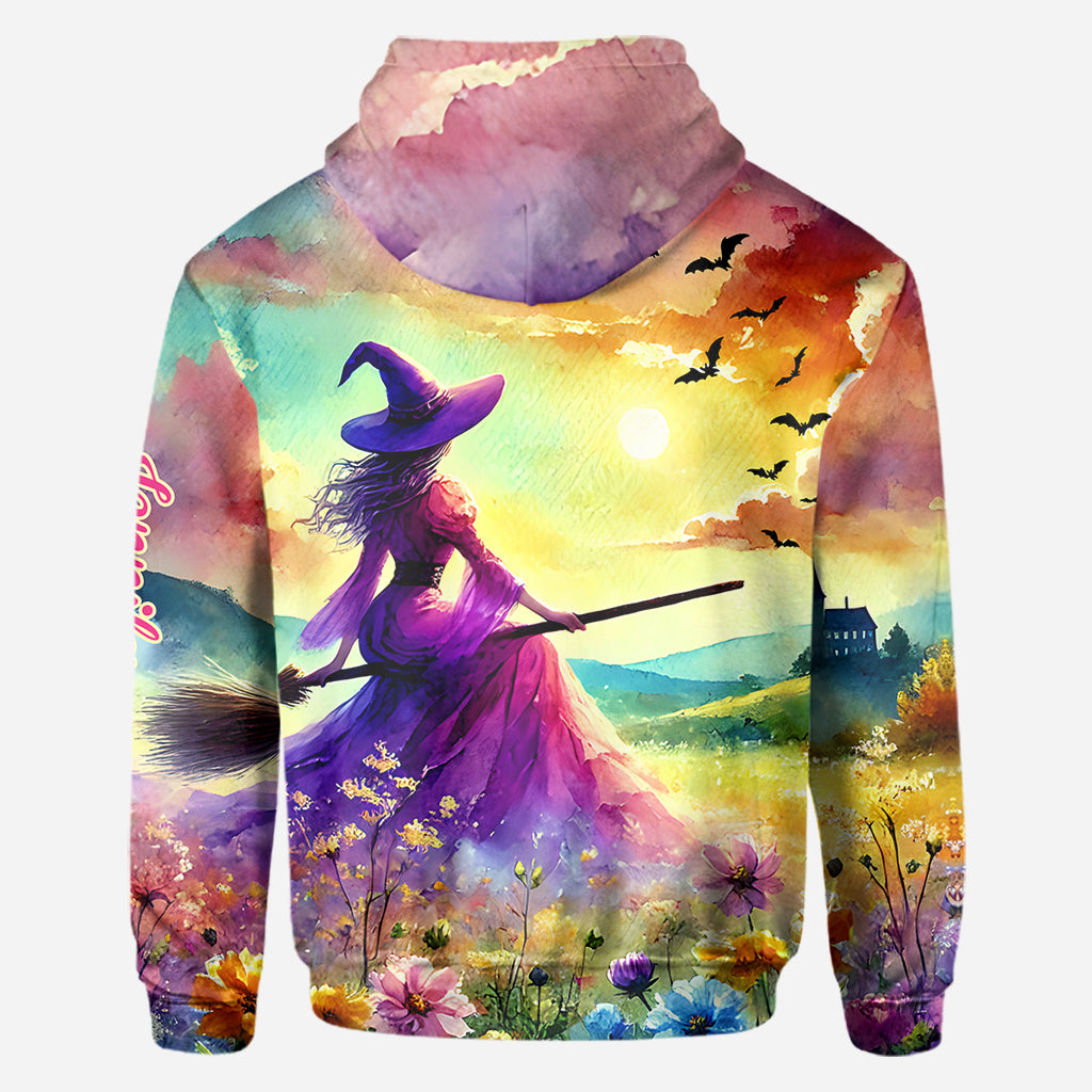 Beautiful Witch - Personalized Witch All Over Shirt