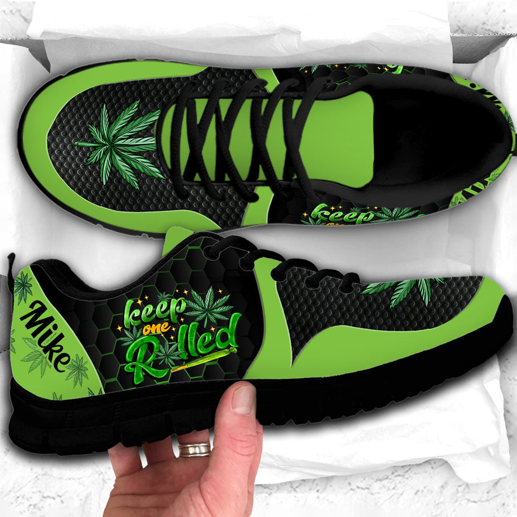 Keep One Rolled 420 - Personalized Weed Sneakers