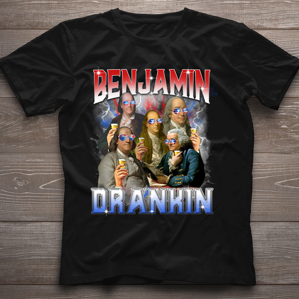 Benjamin Drankin Bootleg Rap Vintage Style - T-shirt et sweat à capuche Patriot
