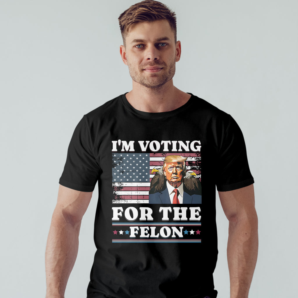 Ich wähle den Verurteilten – T-Shirt, lustiges „Ich wähle immer noch Trump“-T-Shirt, verurteilter Verurteilter 2024, Geschenkidee für den Wahltag im November