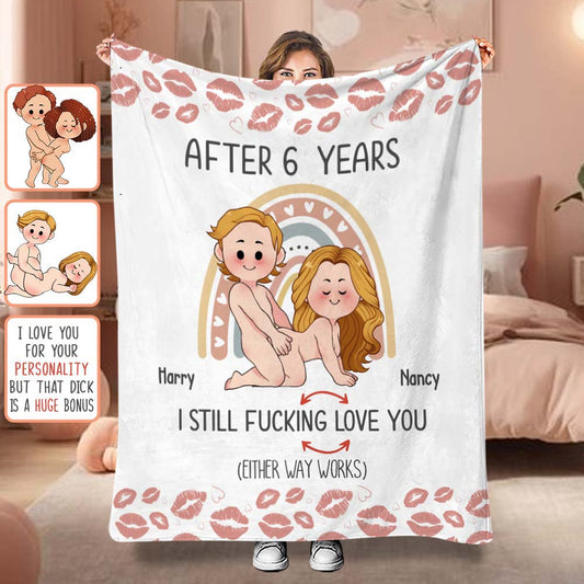 After Years Still Love You - Personalized Couple Blanket