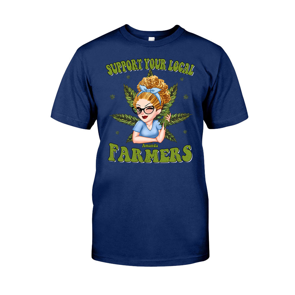 Support Your Local Farmers - Personalized Weed T-shirt And Hoodie