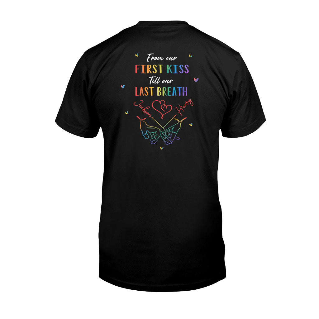 Ich halte dich fest – Personalisiertes LGBT-Unterstützungs-T-Shirt und Hoodie