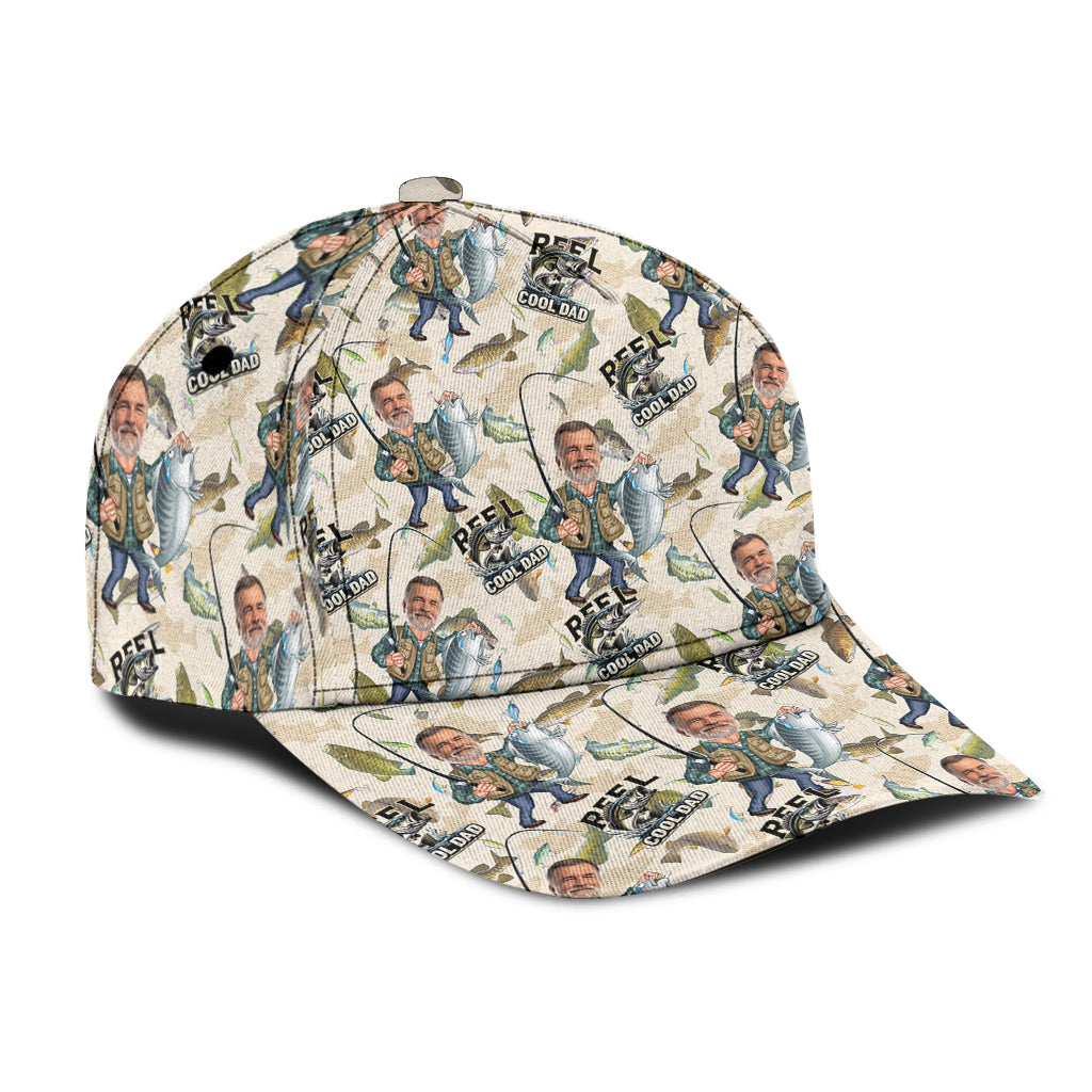 Reel Cool Dad - Personalized Fishing Classic Cap