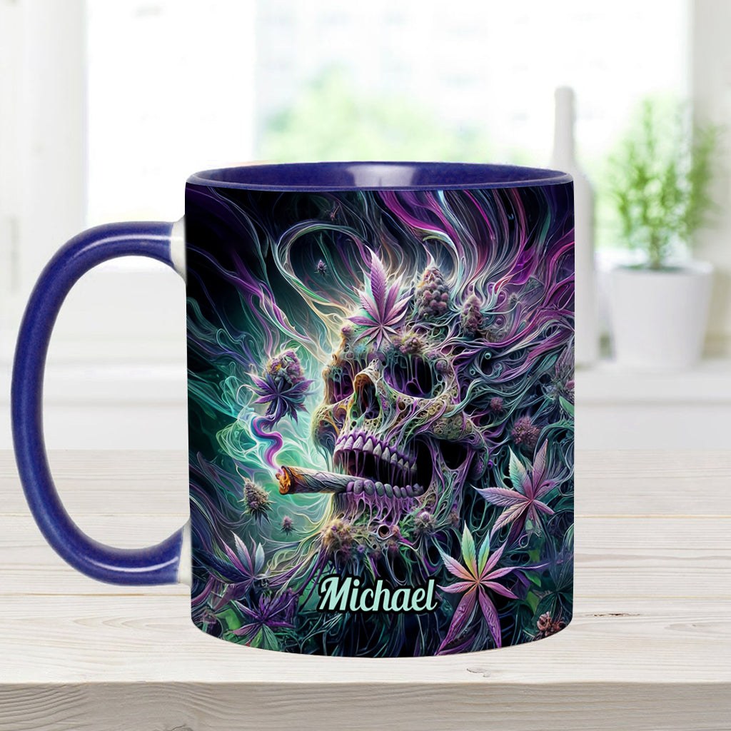 Magical Skull - Personalized Weed Accent Mug