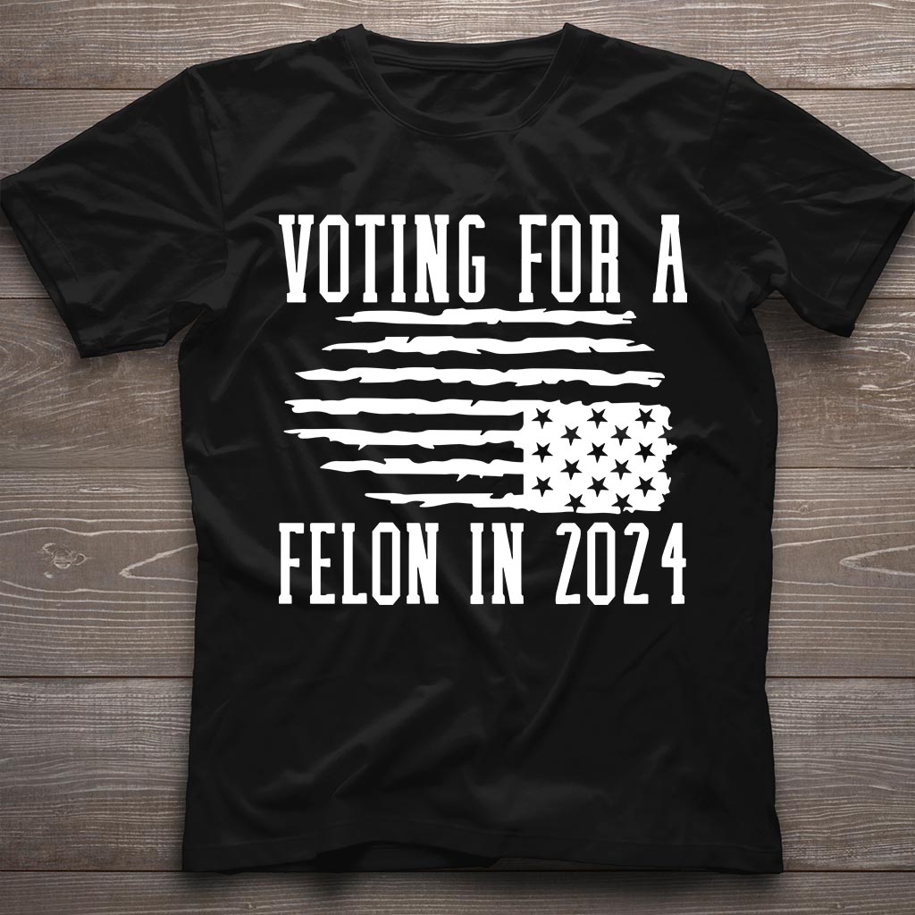 T-shirt « Votez pour Trump le criminel 2024 », T-shirt « Nation en détresse » avec le drapeau, T-shirt « Votez Trump », T-shirt « Libérez Trump », Cadeau de soutien à Trump