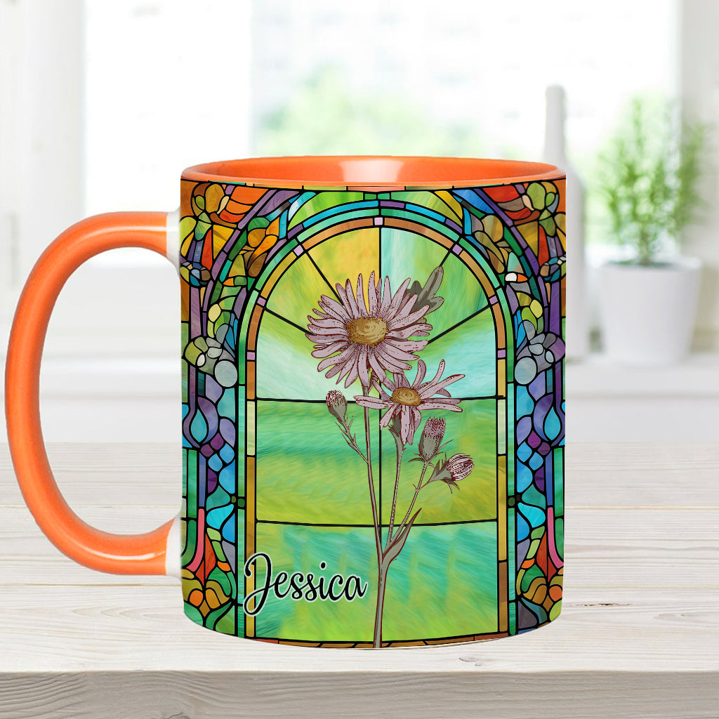 Soyez votre propre fleur de naissance magnifique - Mug personnalisé