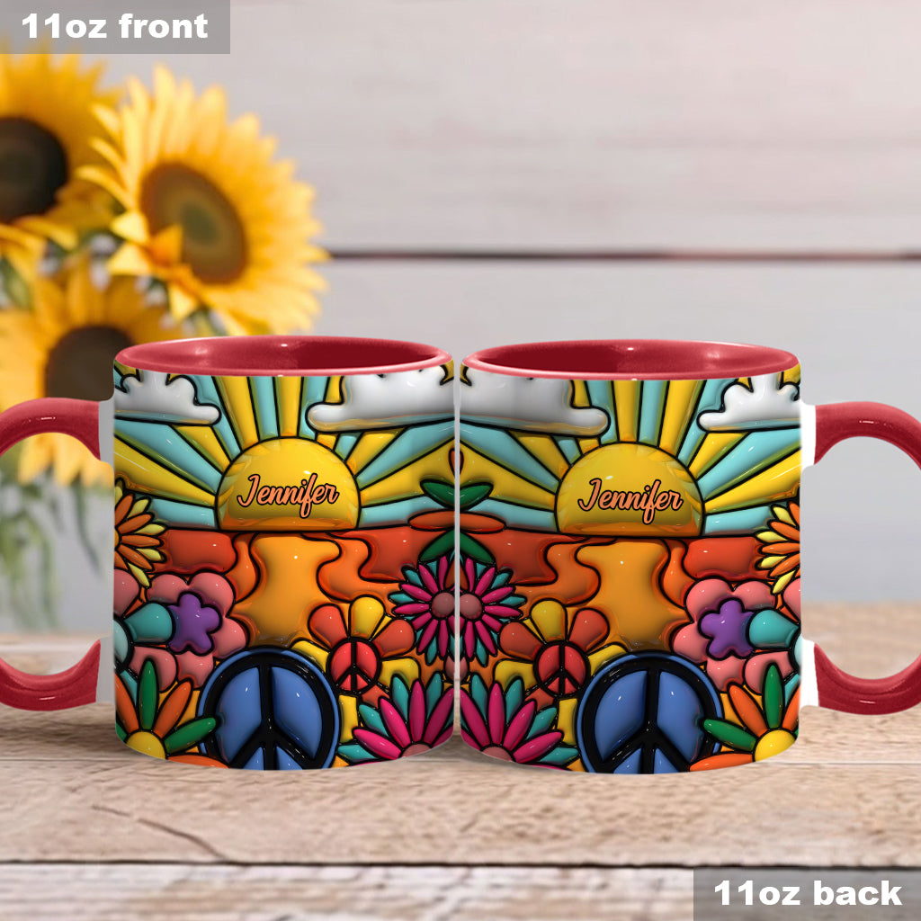 Hippie Soul - Personalized Hippie Accent Mug