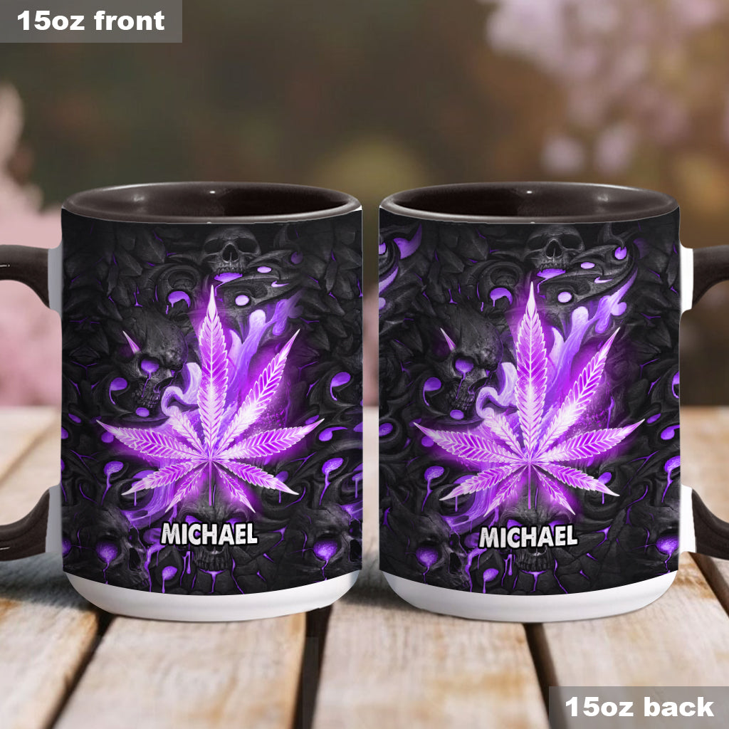 Free Your Mind - Personalized Weed Accent Mug