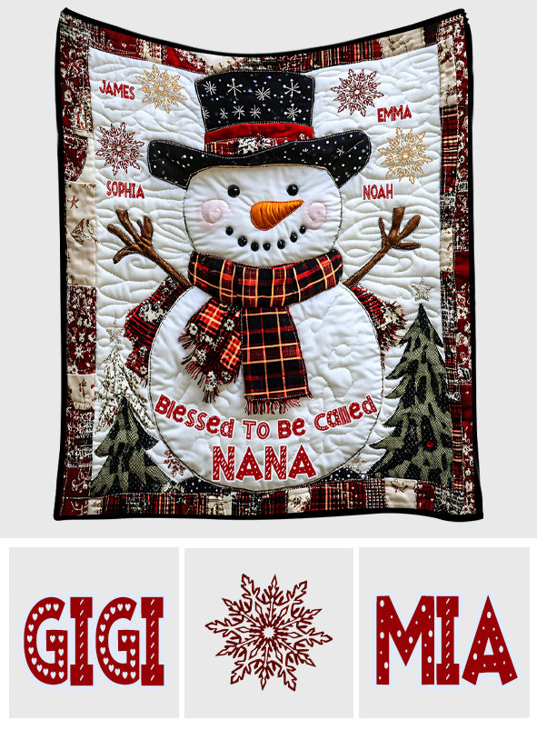 Nana Grandma Gigi - Personalisierte Oma-Steppdecke
