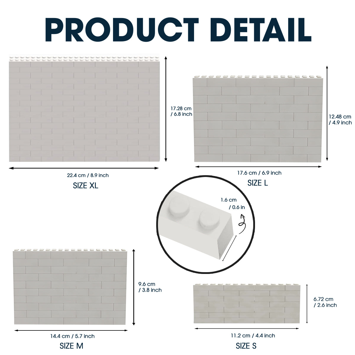 I Am Brave, I Am Loved - Personalized Kid One-sided Horizontal Rectangle Building Brick Blocks