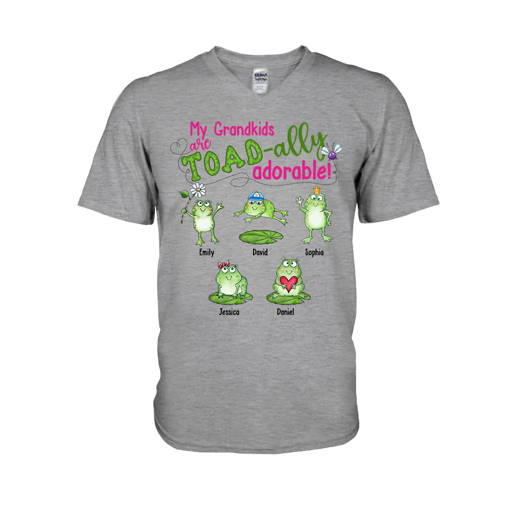 Mes petits-enfants sont Toad-ally - T-shirt et sweat à capuche personnalisés pour grand-mère