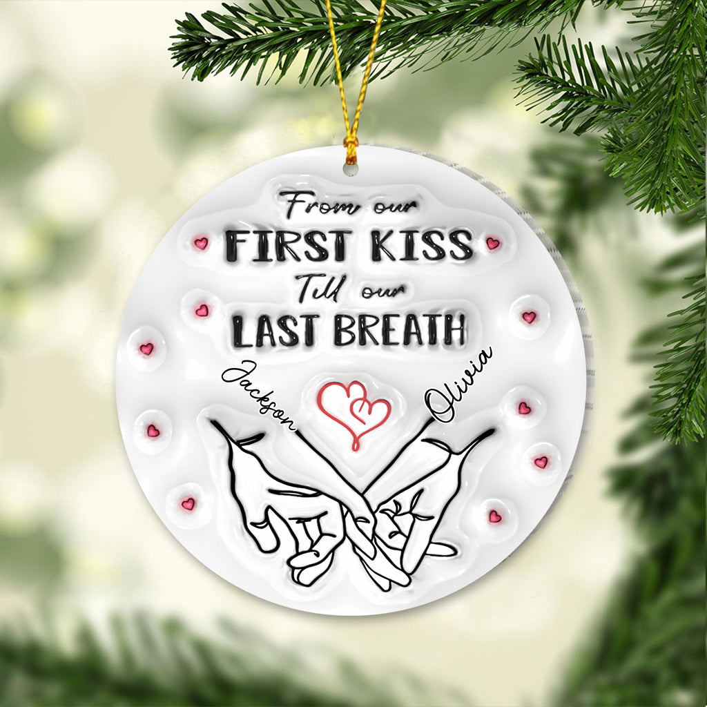 I Met You I Loved You - Personalized Couple Ornament
