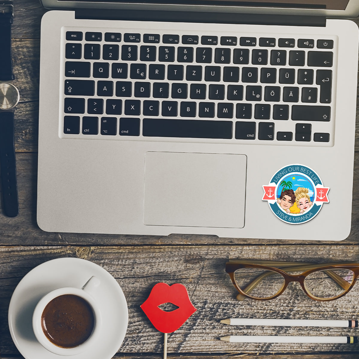 Couple de croisiéristes pour la vie - Aimant de croisière personnalisé