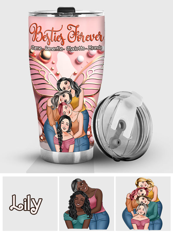 Für immer beste Freundinnen – personalisierter Bestie-Becher