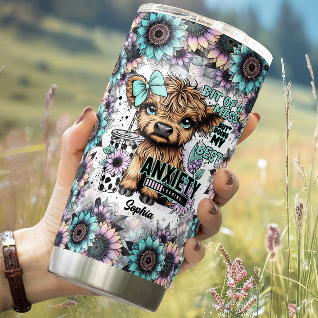 Bit Of A Mess But Doing My Best - Personalized Tumbler