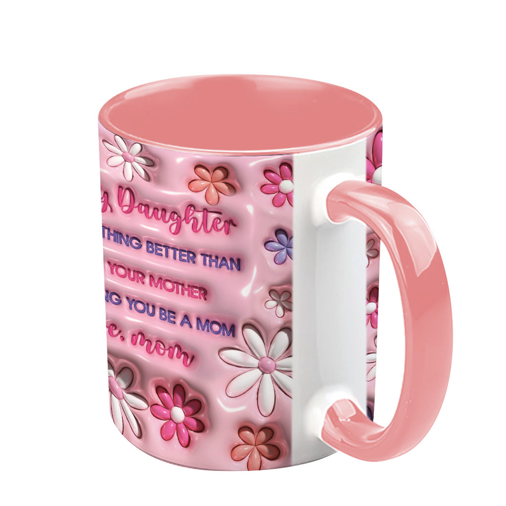 To My Daughter - Personalized Daughter Accent Mug