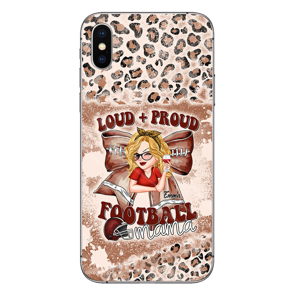 Coque de téléphone transparente personnalisée « Football Loud Proud » (Tous titres)