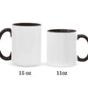 You &amp; Me - Personalized Skull Accent Mug