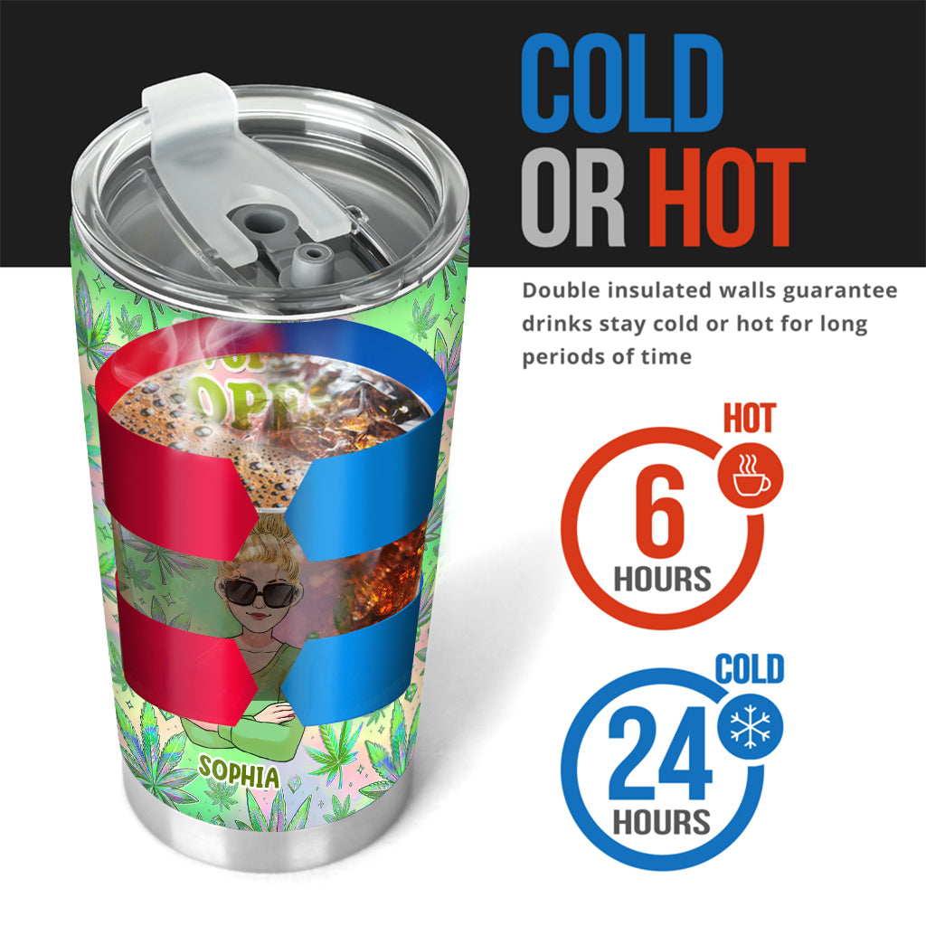 Mommy's Little Buds Dopest Mom Ever - Personalized Weed Tumbler