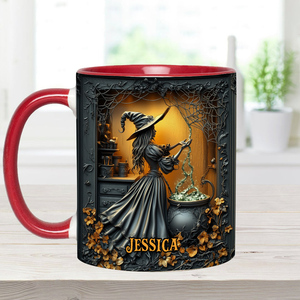 Beautiful Witch - Personalized Witch Accent Mug