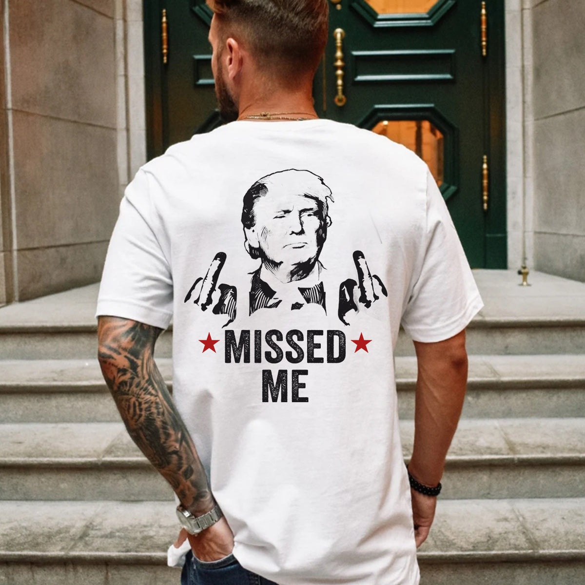 „Vermisst mich“-Shirt, „Kämpfen, kämpfen, kämpfen“-T-Shirt, Rallye-Shirt 2024