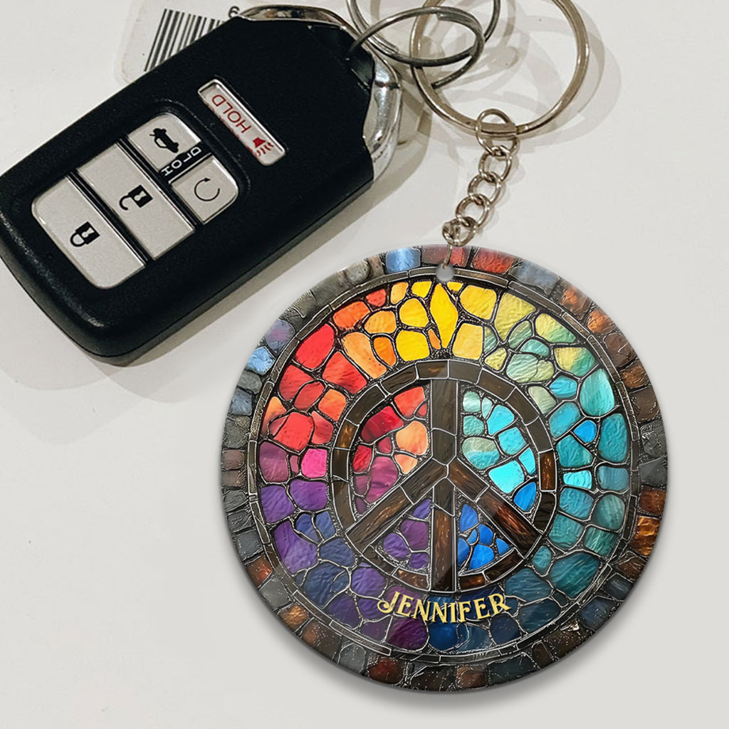 Hippie Soul - Personalized Hippie Keychain