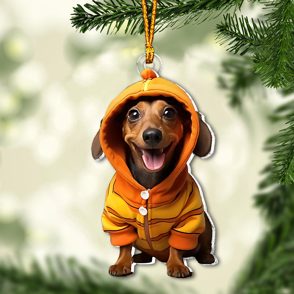 I Love My Dogs - Personalized Dog Custom Shaped Ornament