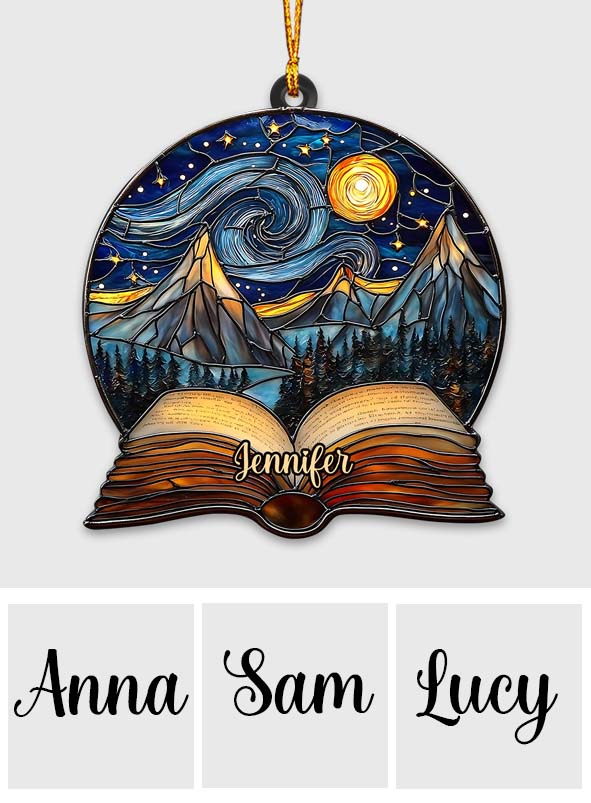 Night Court Reading - Personalized Book Ornament