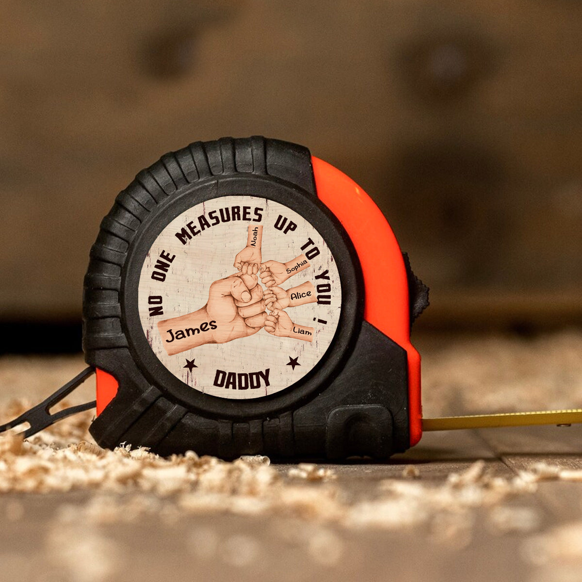 No One Can Measure Up To You Papa Daddy - Personalized Father Measure Tape