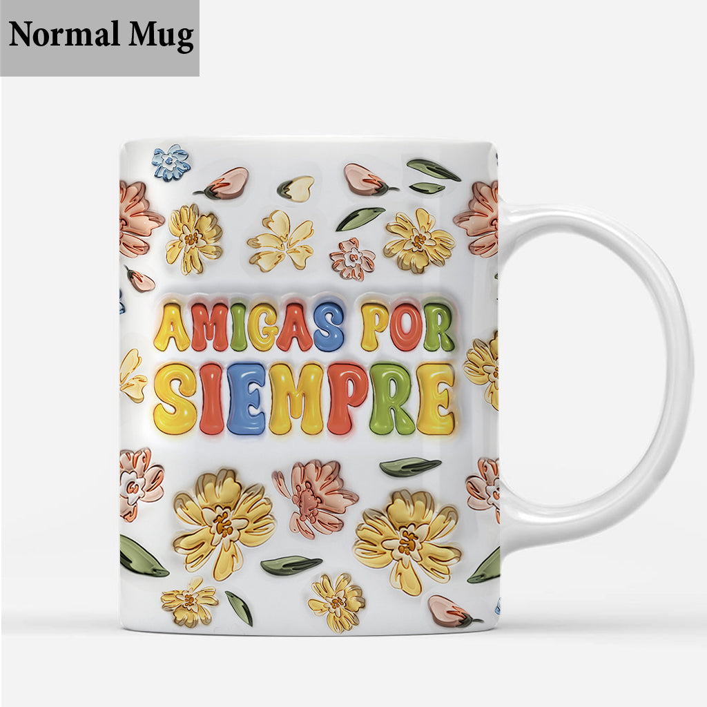 Amigas Por Siempre - Personalized Bestie Mug