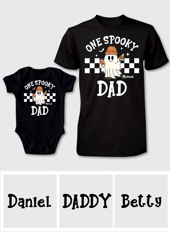 One Spooky Dude - Personalized Kid T-shirt And Baby Onesie