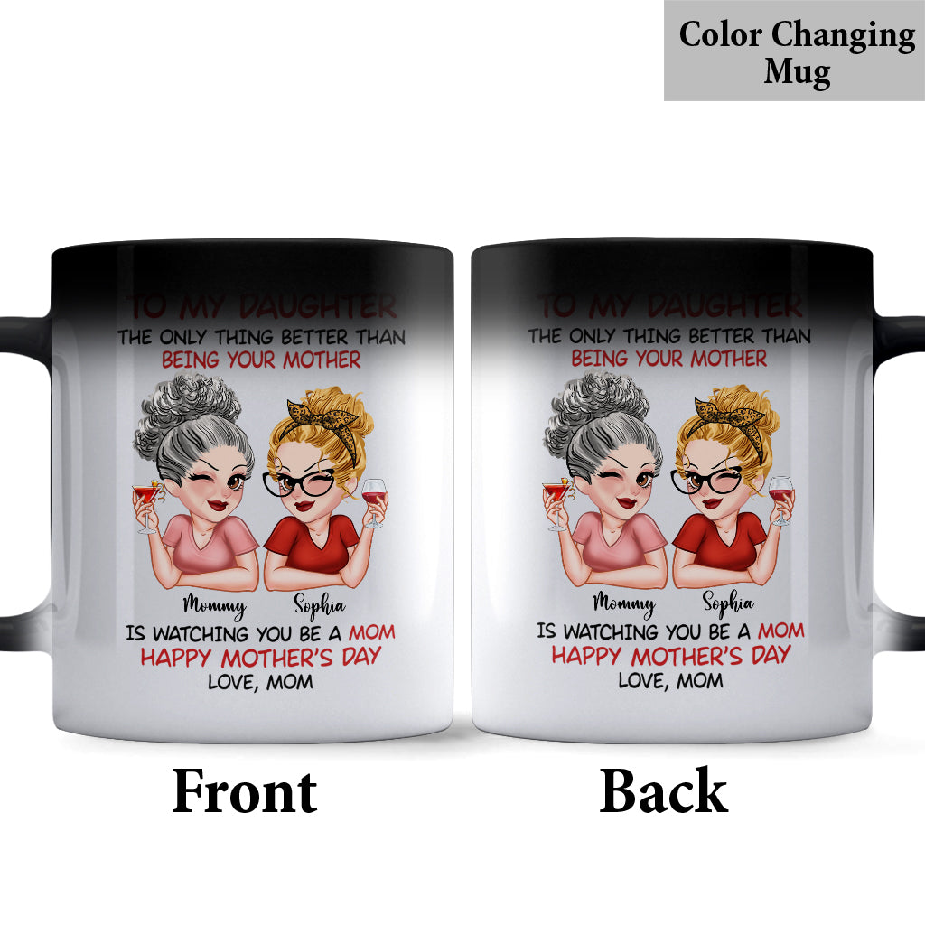 To My Daughter Happy Mother‘s Day - Personalized Daughter Mug