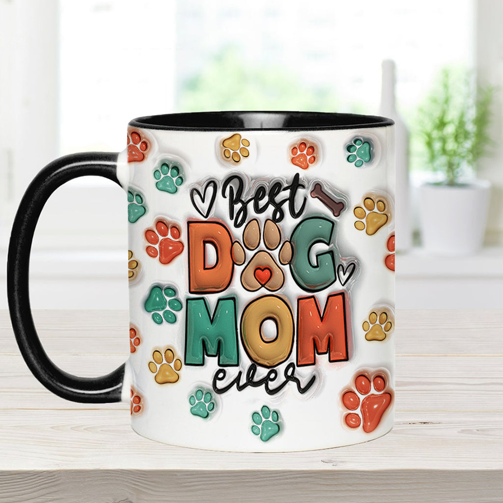 Meilleure maman de chien au monde - Mug personnalisé avec motif chien
