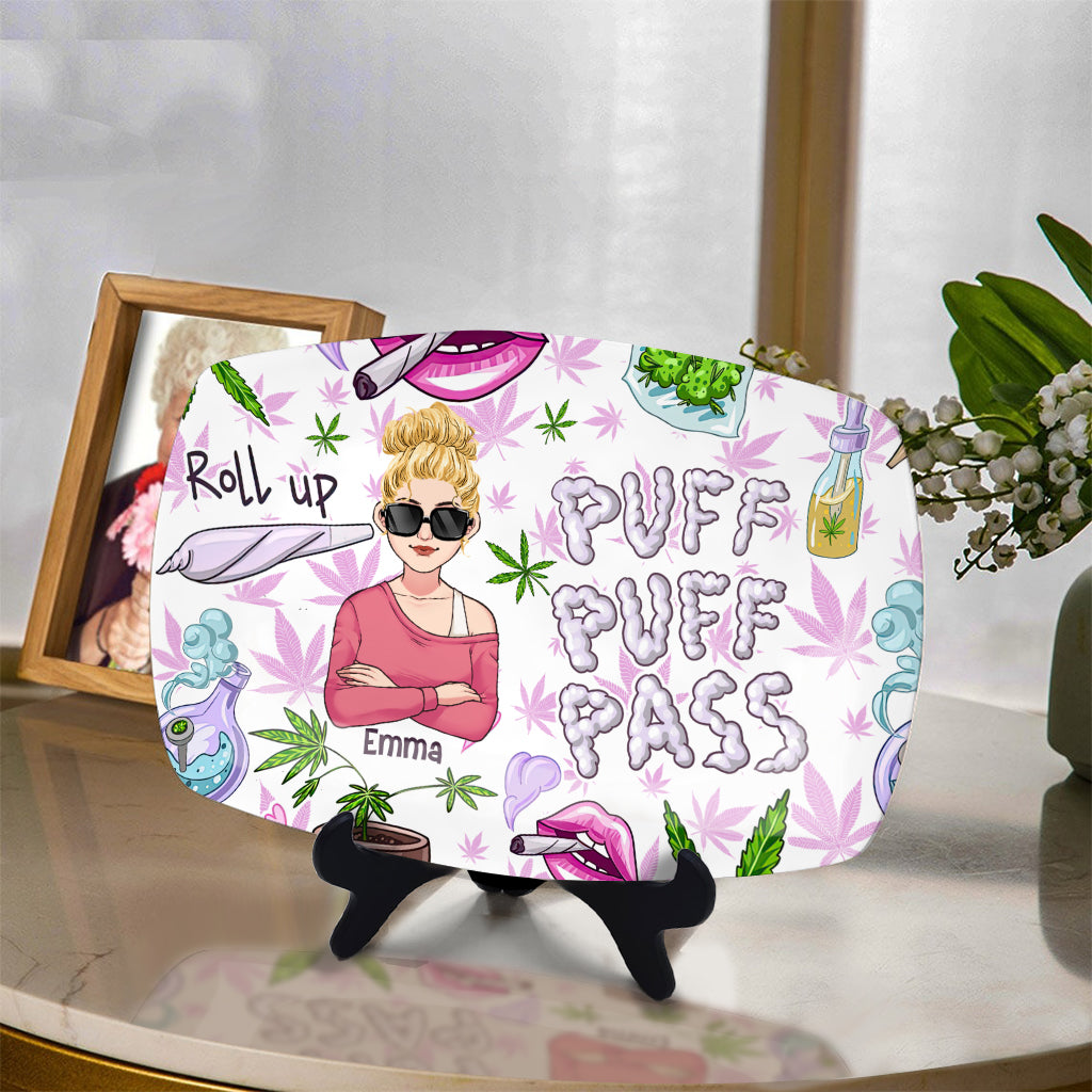The Drink Has Weed - Personalized Weed Plate