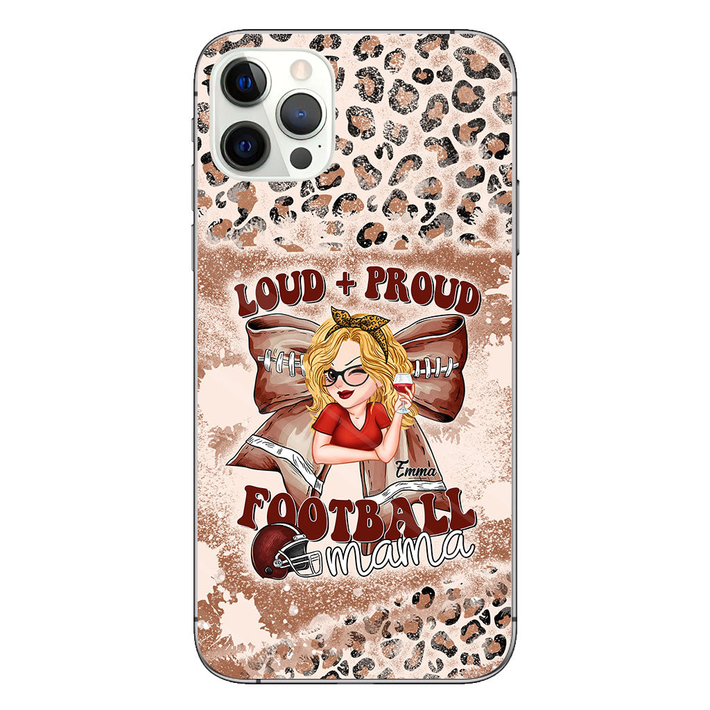 Coque de téléphone transparente personnalisée « Football Loud Proud » (Tous titres)