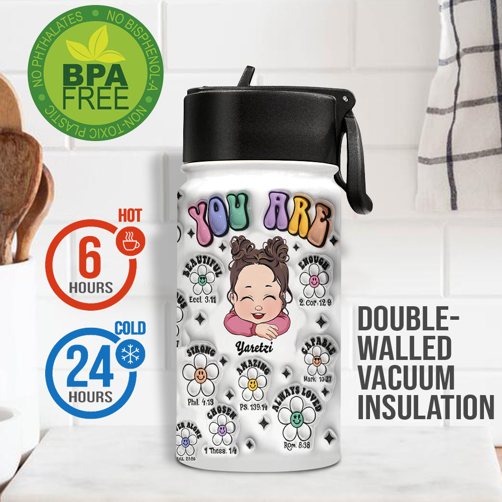 You Are Always Loved - Personalized Kid Kids Water Bottle