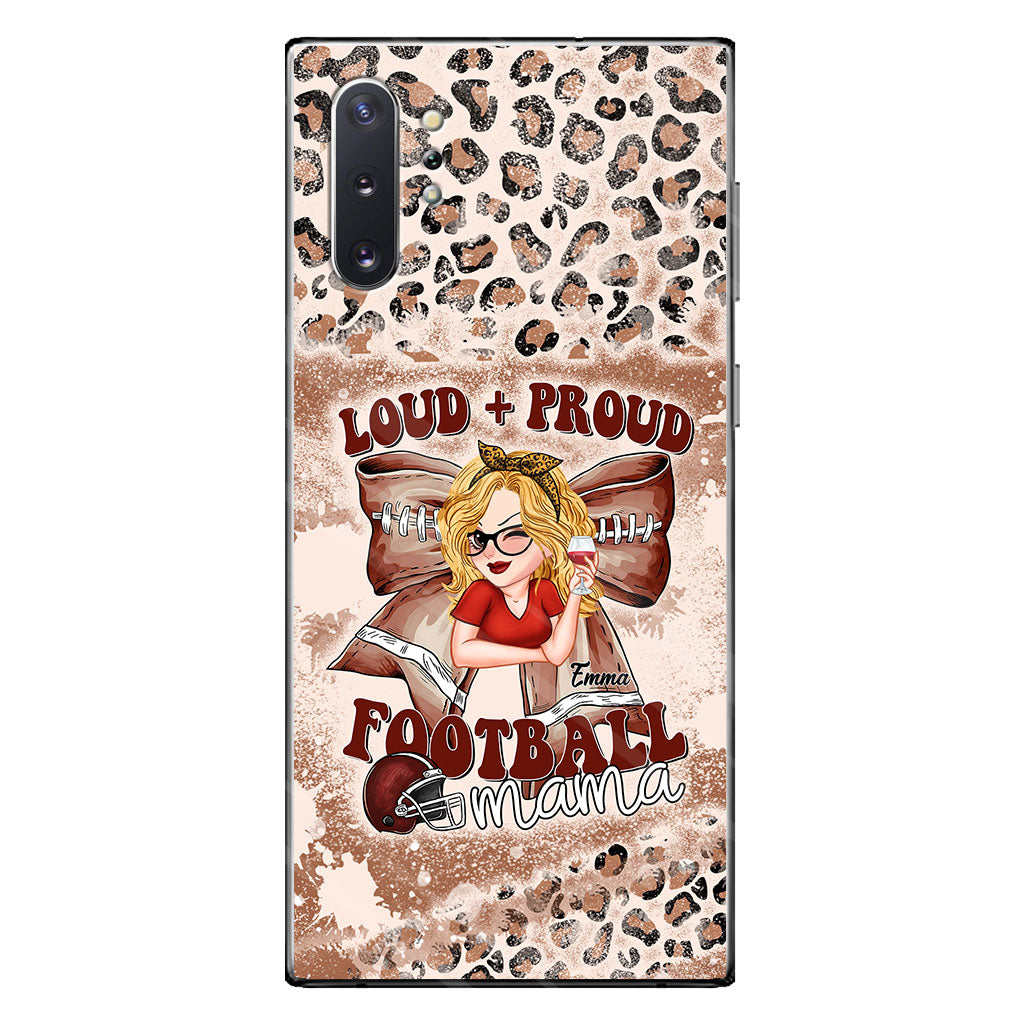 Coque de téléphone transparente personnalisée « Football Loud Proud » (Tous titres)