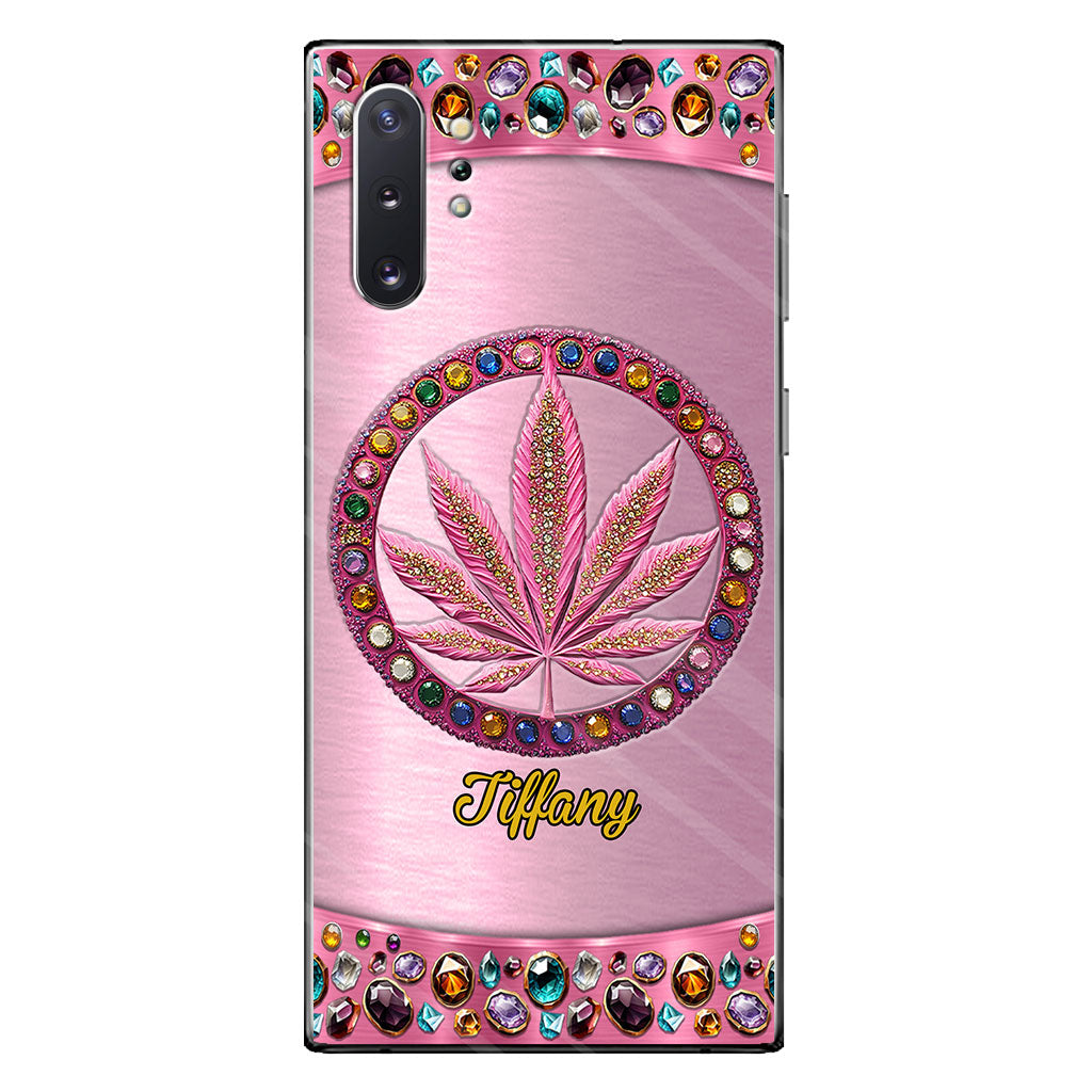 Stoner Chick - Personalized Weed Clear Phone Case