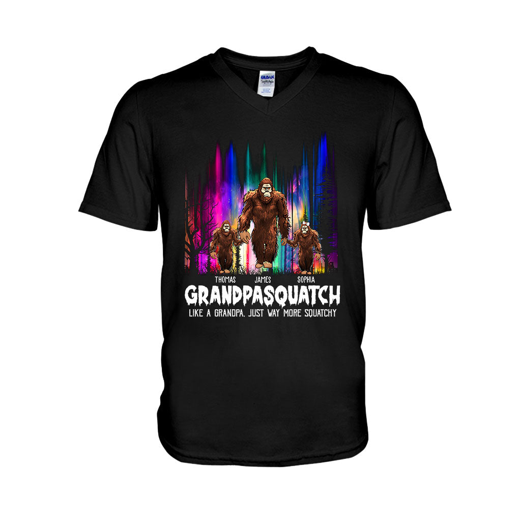 Grandpasquatch - Personalized Grandpa T-shirt And Hoodie