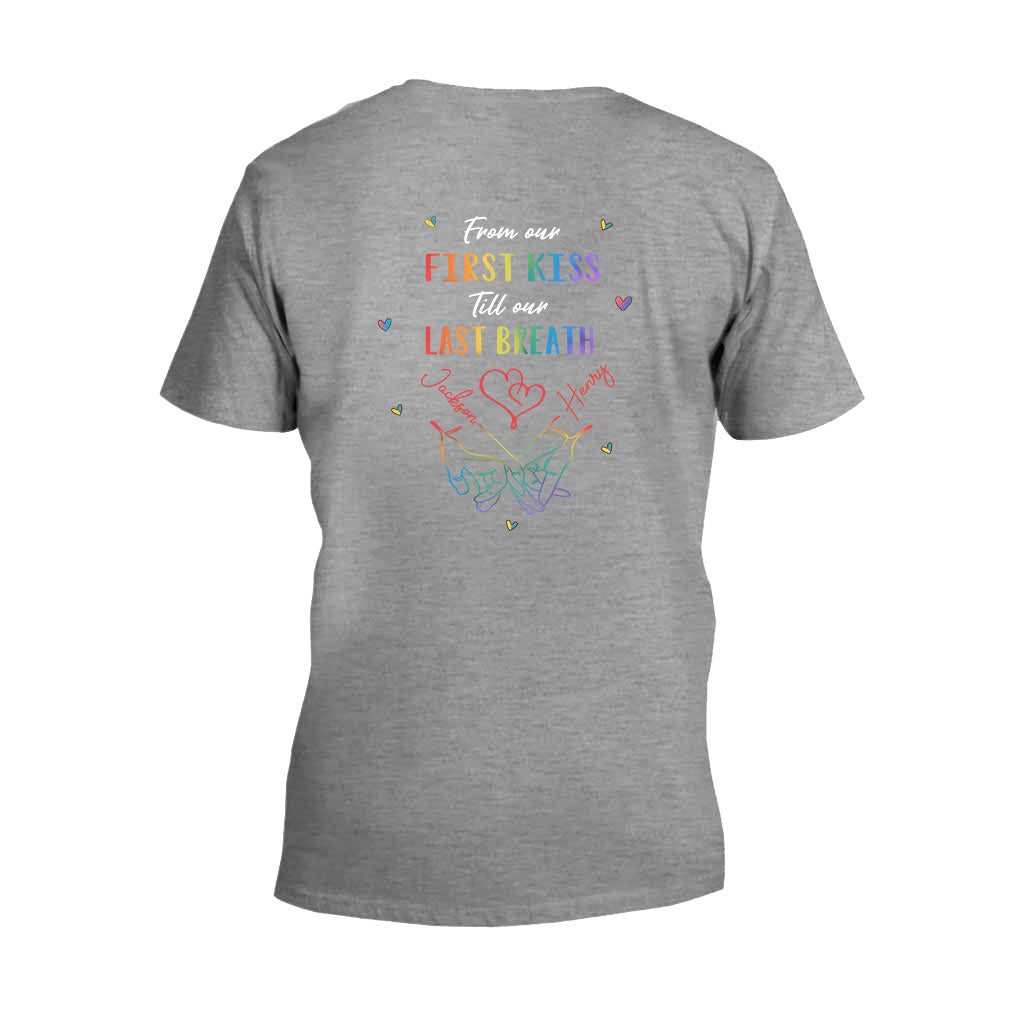 Ich halte dich fest – Personalisiertes LGBT-Unterstützungs-T-Shirt und Hoodie