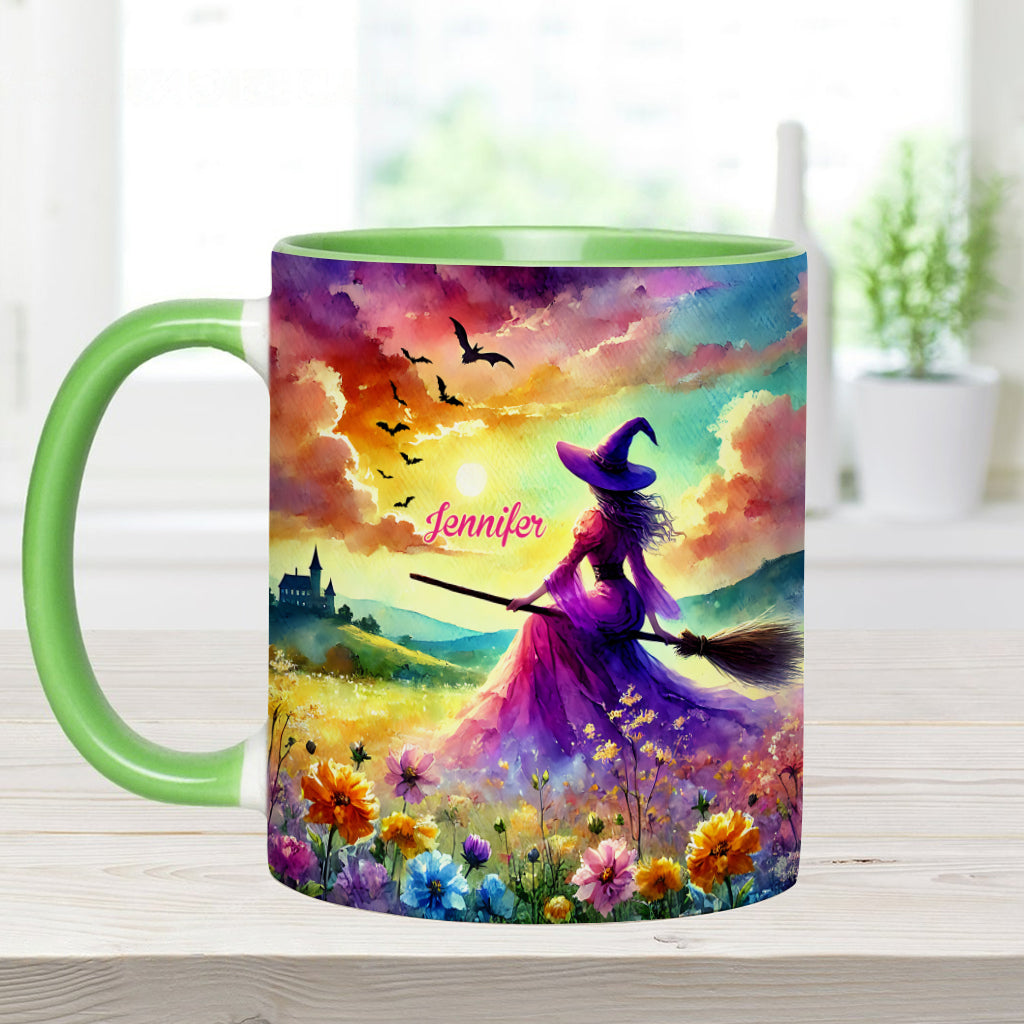 Beautiful Witch - Personalized Witch Accent Mug