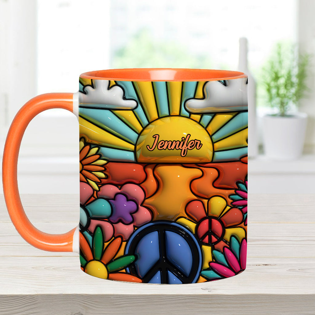 Hippie Soul - Personalized Hippie Accent Mug