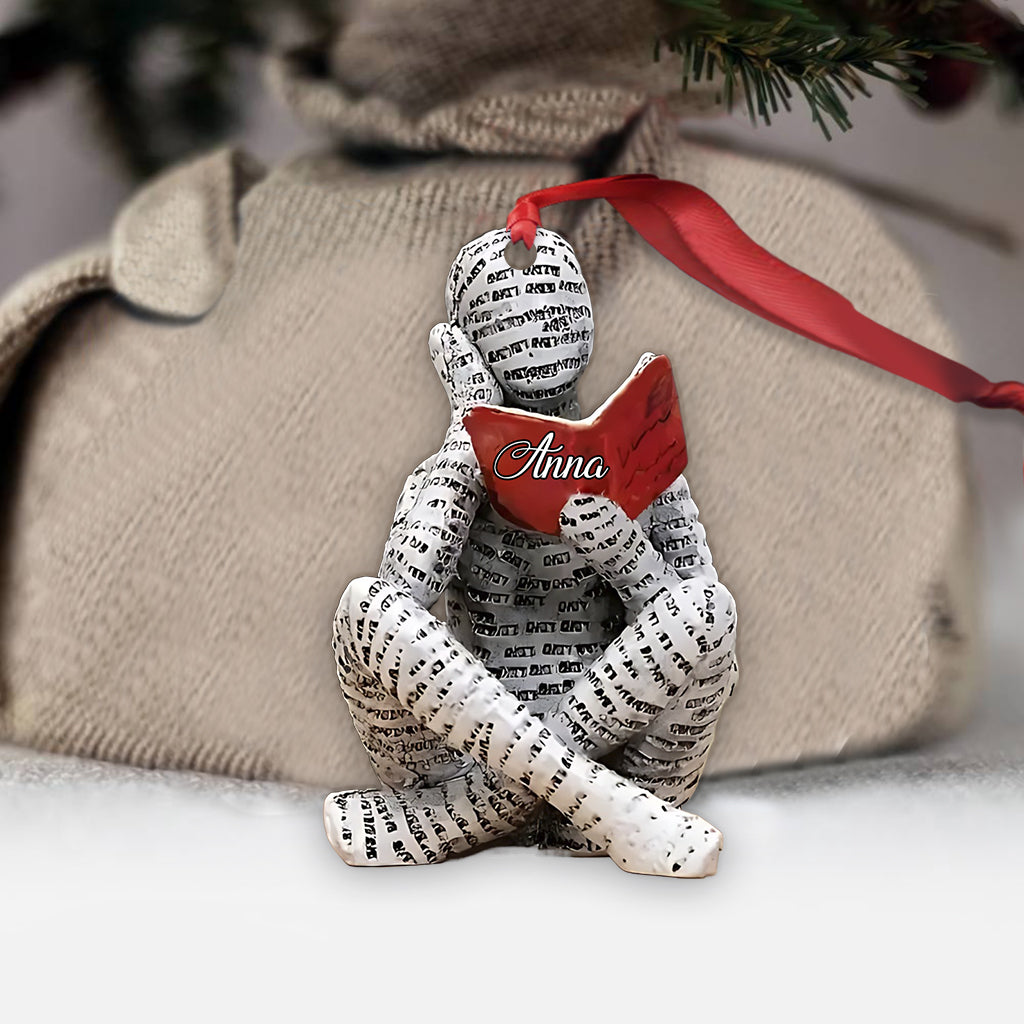 Love Reading Books - Personalized Book Ornament